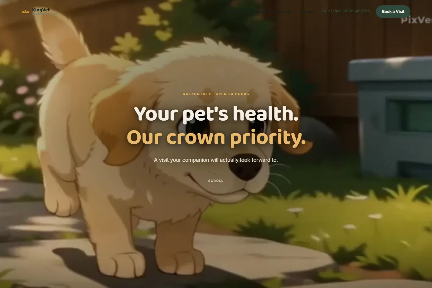 KingVet website screenshot